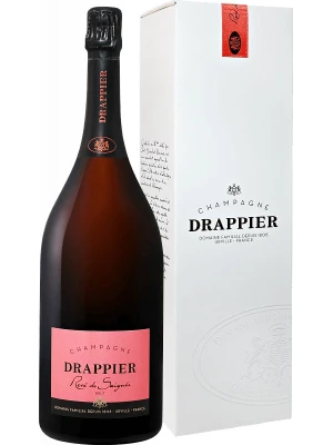 Champagne Drappier, Brut Rose, Champagne AOC, gift box 1.5 л