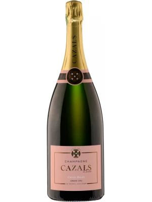 Claude Cazals, Cuvee Rosee Grand Cru Brut, Champagne AOC 1.5 л