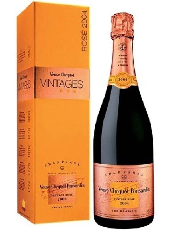 Veuve Clicquot Vintage Rose 2004 in gift box