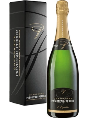 Champagne Prevoteau-Perrier, L'Equilibre Brut, gift box 1.5 л