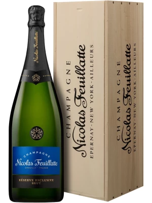 Nicolas Feuillatte, Reserve Exclusive Brut, wooden box 1.5 л