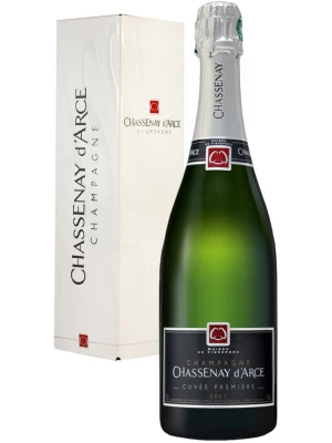Champagne Chassenay d'Arce, Cuvee Premiere Brut, gift box 0.75 л