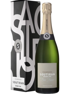 Soutiran, Brut Nature Grand Cru, Champagne AOC, gift box 0.75 л