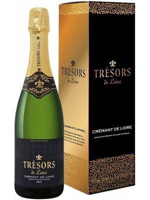 Joseph Verdier, Tresors de Loire Brut, Cremant de Loire AOC, gift box 0.75 л