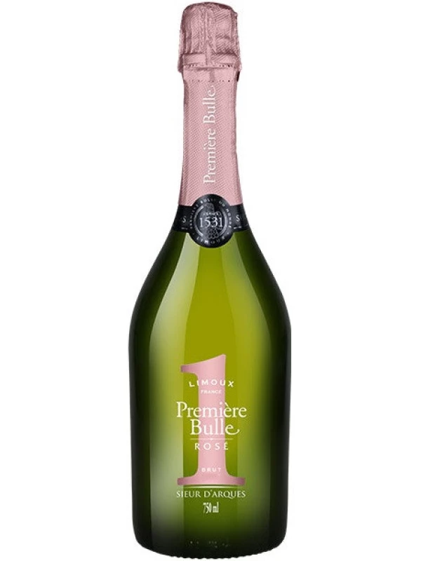 Sieur d'Arques, Premiere Bulle Rose Brut, Cremant de Limoux AOC