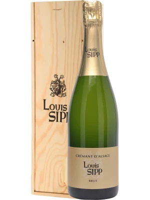 Louis Sipp, Cremant d'Alsace Brut, wooden box 1.5 л