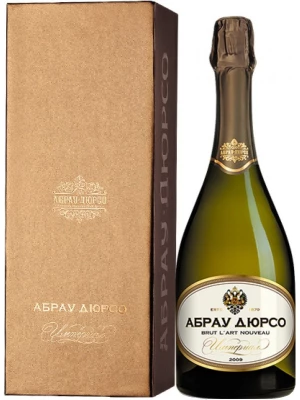 Абрау-Дюрсо, Империал Брют Л'Арт Нуво, в подарочной коробке 1.5 л