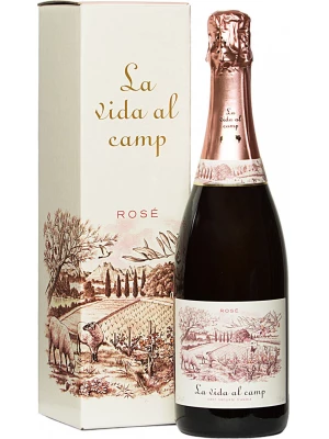 La Vida al Camp, Cava Brut Rose gift box 0.75 л 2017