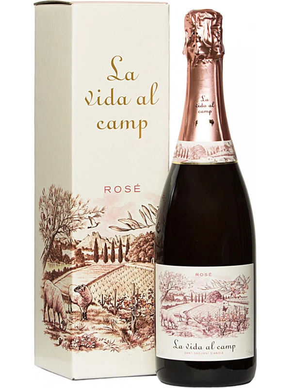 La Vida al Camp, Cava Brut Rose gift box
