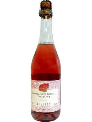 Allegro Lambrusco dell'Emilia IGT Rose Amabile Frizzante 0.75 л