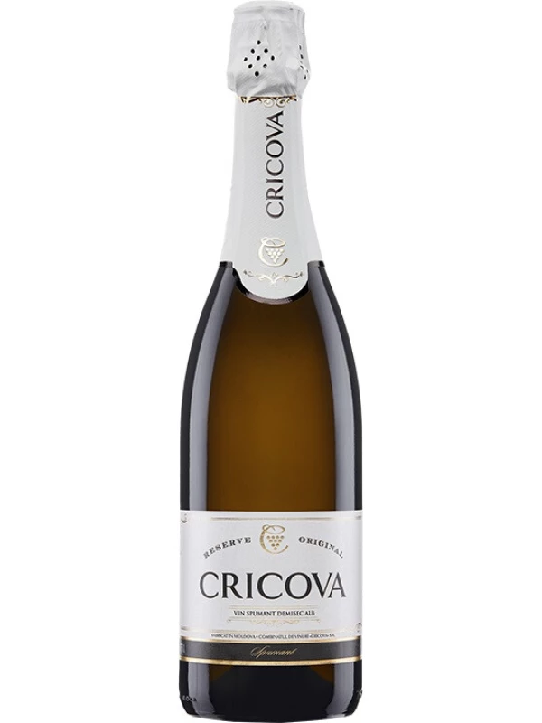 Cricova, Spumant Original White Semi-Dry