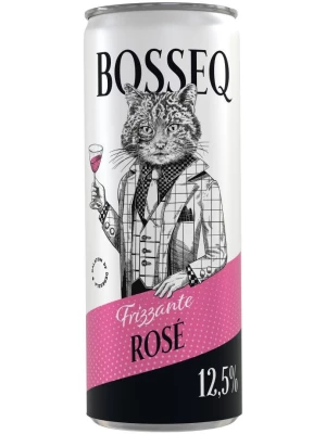Bosseq Frizzante Rose, in can 0.25 л