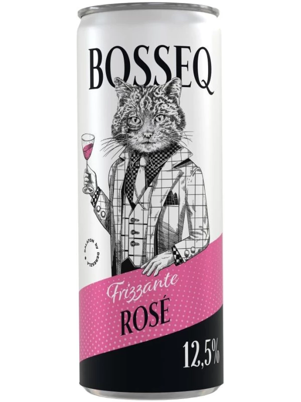 Bosseq Frizzante Rose, in can
