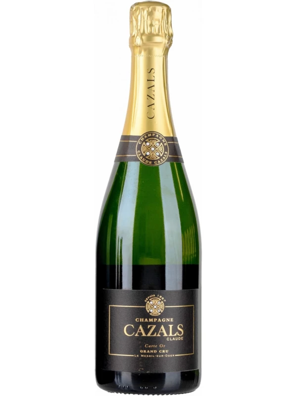 Claude Cazals, Carte Or Blanc de Blancs Grand Cru Brut, Champagne AOC