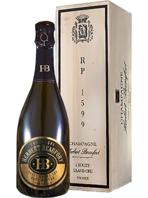 Herbert Beaufort, Reserve Perpetuelle Brut Nature Cuvee R.P. 1599, Bouzy Grand Cru, wooden box 0.75 л