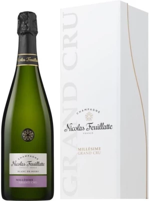 Nicolas Feuillatte, Grand Cru Brut Blanc de Noirs, gift box 0.75 л 2014