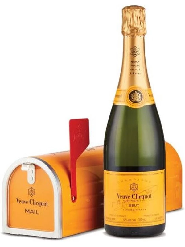 Veuve Clicquot, Brut, gift box Mailbox