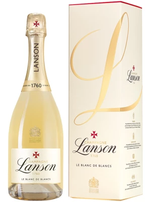 Lanson, Le Blanc de Blancs Brut, Champagne AOC, gift box 0.75 л 2014