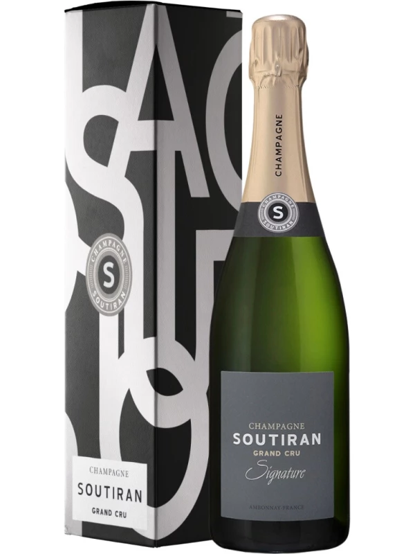 Soutiran, Signature Grand Cru Brut, Champagne AOC, gift box