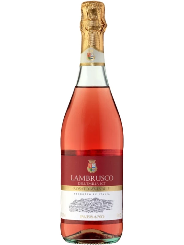 Paesano Lambrusco Rosato Amabile, Dell'Emilia IGT