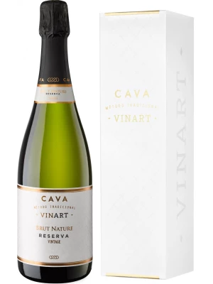 Vinart Vintage Reserva Extra Brut, Cava DO, gift box 0.75 л 2019