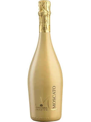 Cavatina Moscato Spumante Sweet, gold bottle 0.75 л