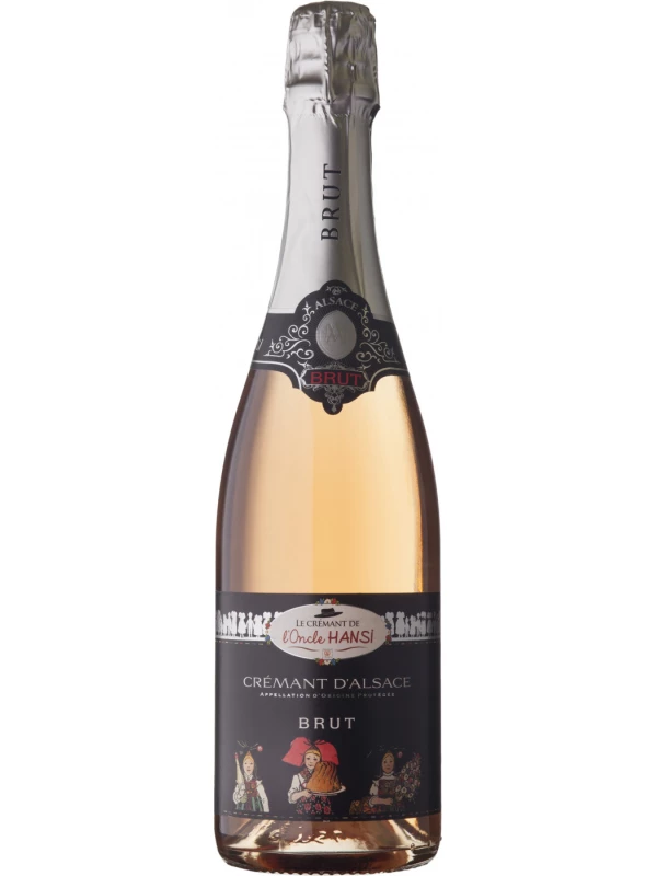 Arthur Metz, Le Cremant de l'Oncle Hansi Brut Rose, Alsace AOP