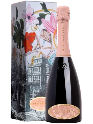 Bellavista, Brut Rose, Franciacorta DOCG gift box 0.75 л 2015