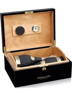 Nicolas Feuillatte, Palmes d'Or Brut 2 bottles in wooden box 0.75 л 2006