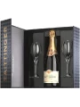 Taittinger, Brut Reserve with 2 Glasses — фото 2