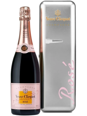 Veuve Clicquot, Brut Rose, metal fridge box 0.75 л