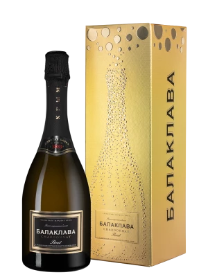 Balaklava Chardonnay Brut, Россия Золотая Балка Подарочная 0.75 л