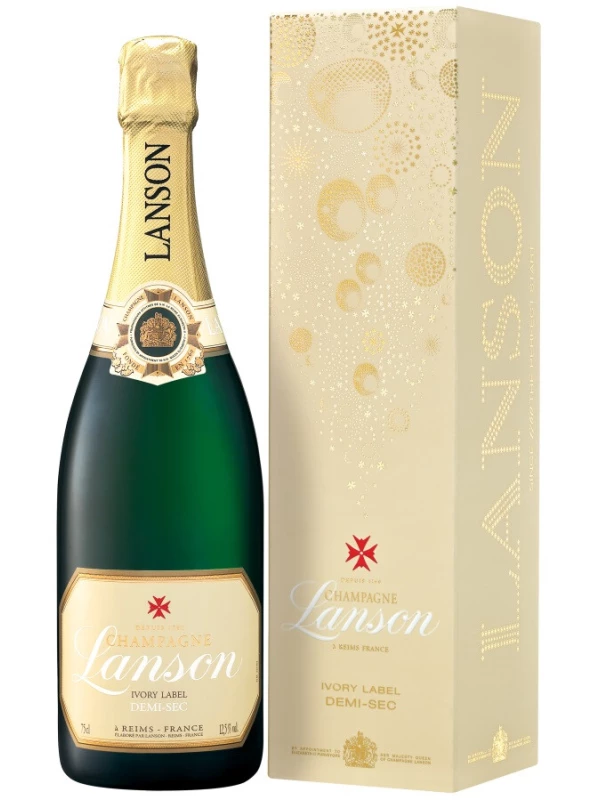 Lanson, Ivory Label Demi-Sec, gift box
