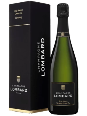 Champagne Lombard, Brut Nature Verzenay Grand Cru, gift box 0.75 л 2015