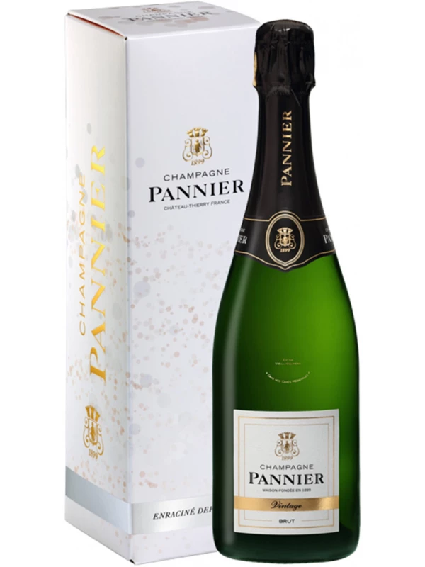 Champagne Pannier, Vintage Brut, Champagne AOC, gift box