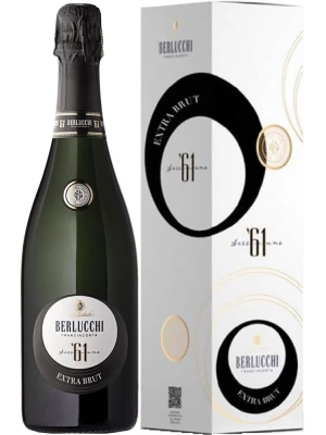Guido Berlucchi, 61 Franciacorta Extra Brut DOCG, gift box 0.75 л