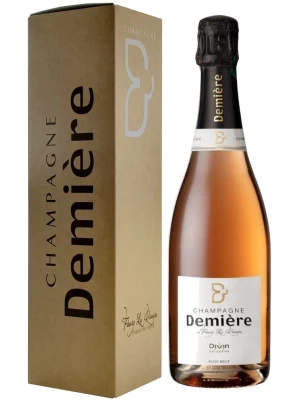 Demiere, Divin Rose Brut, Champagne AOC, gift box 0.75 л