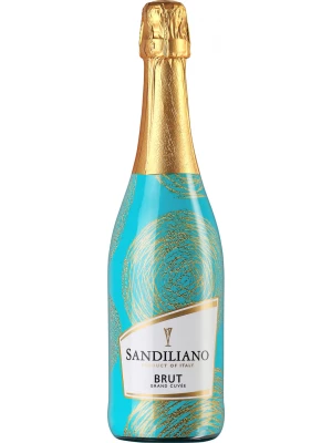 Sandiliano, Grande Cuvee Brut, festive sleeve 0.75 л