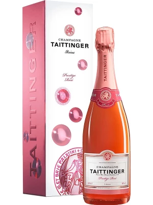 Taittinger, Prestige Rose Brut, gift box 0.75 л
