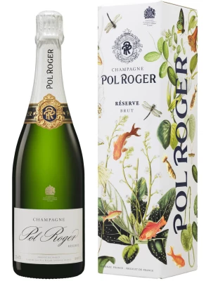 Pol Roger, Brut Reserve, gift box Pentland 0.75 л