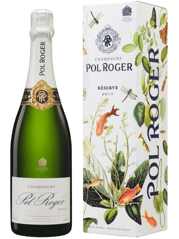 Pol Roger, Brut Reserve, gift box Pentland