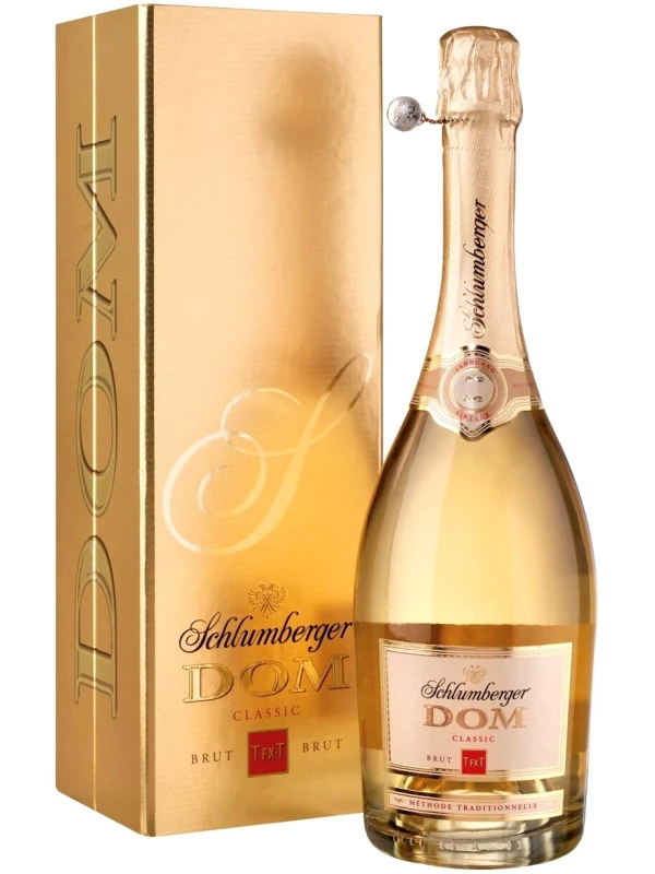 Schlumberger, Dom TFXT Classic Brut, gift box