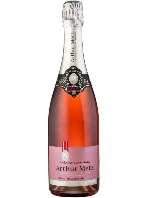 Arthur Metz, Brut Rose, Cremant d'Alsace AOP
