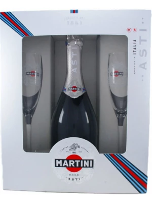 Asti Martini, 2 glasses pack 0.75 л