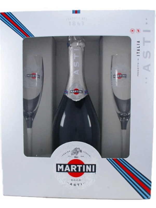 Asti Martini, 2 glasses pack