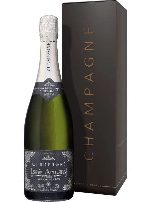 Louis Armand Premier Cru Blanc de Blancs Brut, Champagne AOC, gift box