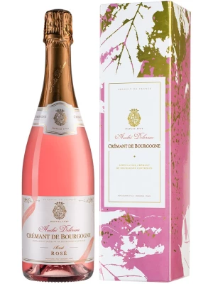 Andre Delorme, Brut Rose, Cremant de Bourgogne AOC, gift box 0.75 л