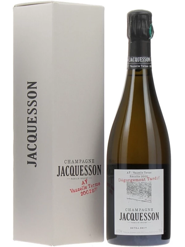 Jacquesson, Ay Vauzelle Terme Degorgement Tardif Extra Brut, Champagne AOC, gift box