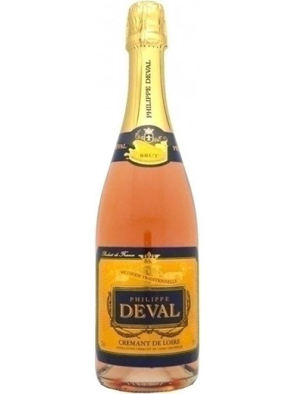Philippe Deval Brut Rose, Cremant de Loire AOC
