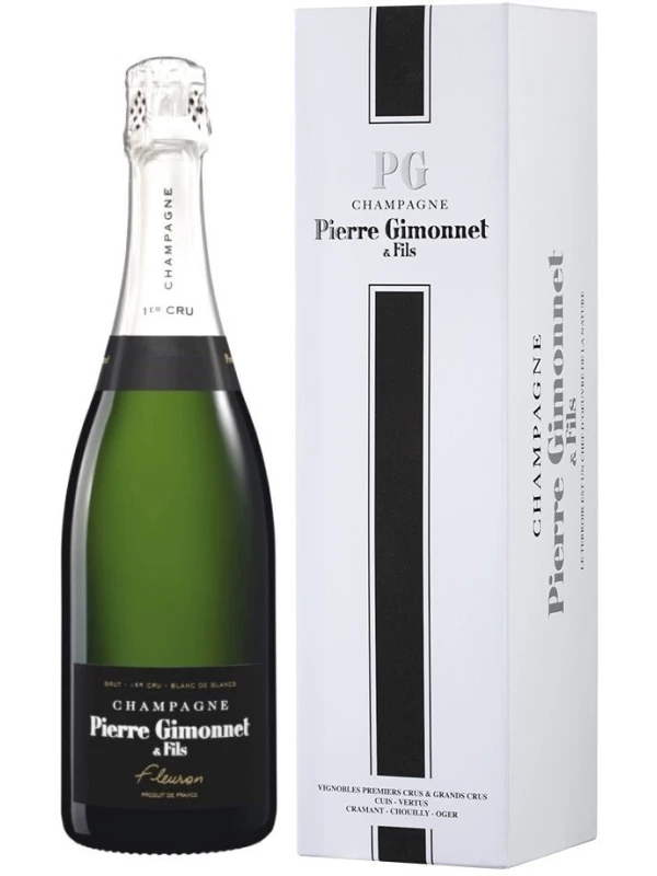 Pierre Gimonnet & Fils, Fleuron Blanc de Blancs Brut 1er Cru, Champagne AOC, gift box